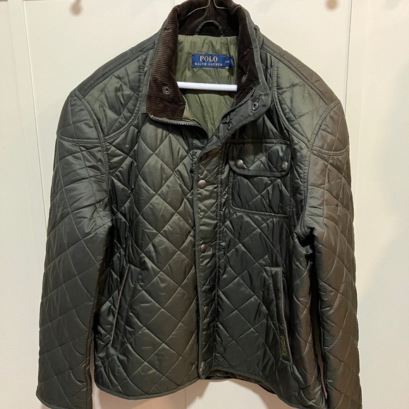 Polo Ralph Lauren Jacket Diamond Quilted Puffer Hunt Green (L) - Picture 1 of 4